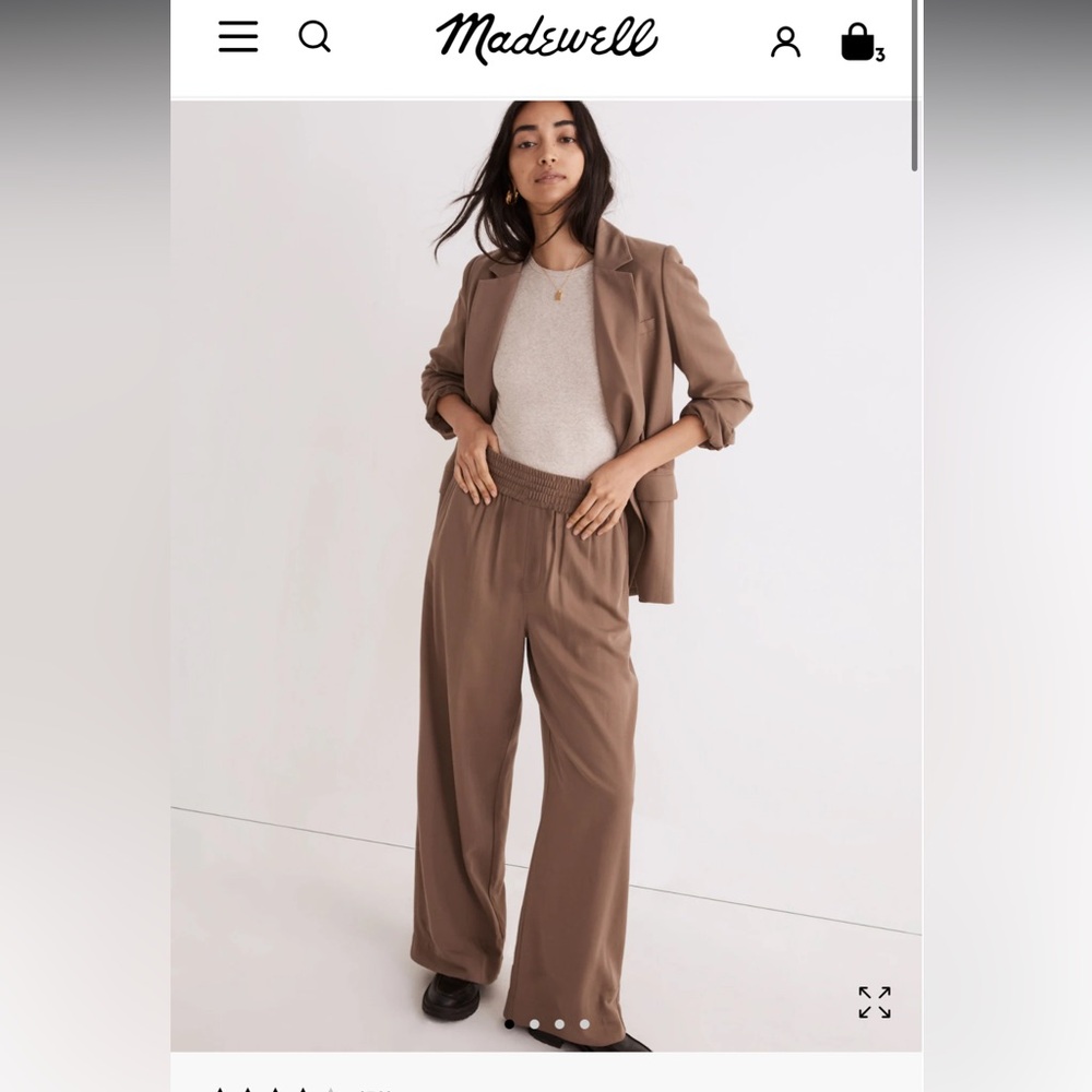 Drapeweave Carley Wide-Leg Pants - size XL